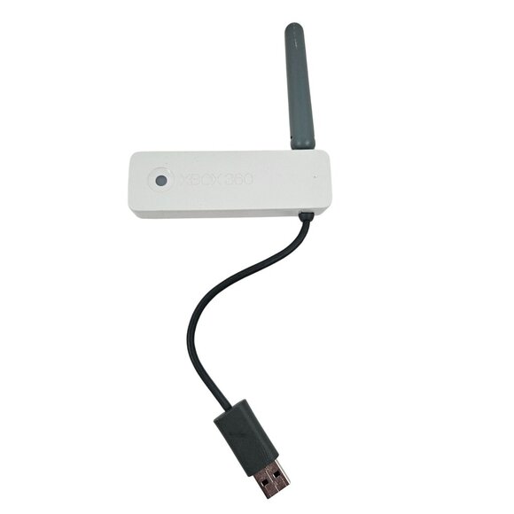 Xbox 360 Wireless Networking Adapter Microsoft Adjustabe Antenna Internet WiFi - Picture 1 of 9
